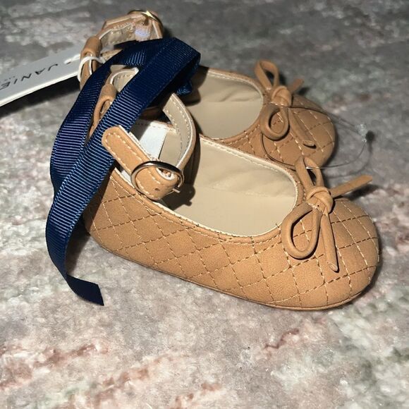NWT JANIE & JACK BABY SHOES 3/6M - Picture 6 of 11